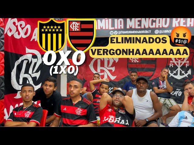 REACT- PEÑAROL 0(1X0)0 FLAMENGO- ELIMINADOS -VERGONHAAAA , MINUTOS FINAIS - LIBERTADORES 2024