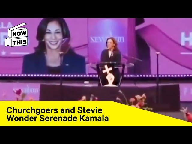 Stevie Wonder Serenades Kamala Harris for Her Birthday