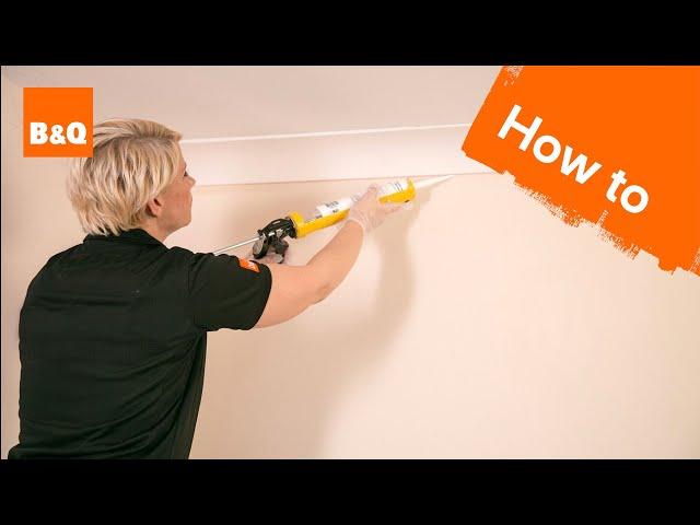 How to put up coving