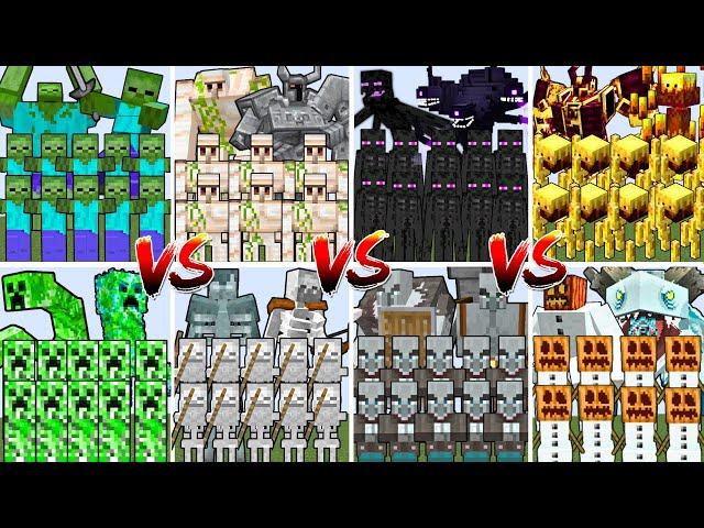 MASSIVE ARMY TOURNAMENT | Minecraft Mob Battle