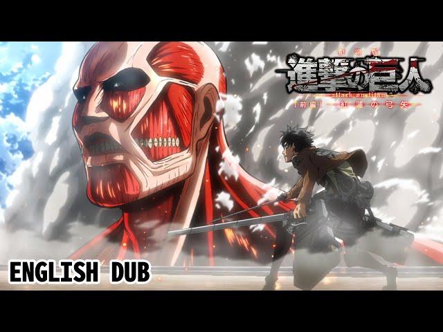 Full Movie| Attack on Titan Part 1 -Guren no Yumiya- (English Dub)