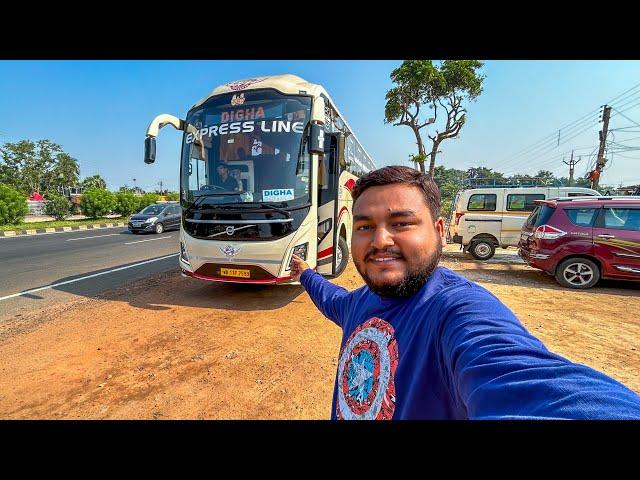 Kolkata To Digha Fastest Volvo Bus Journey 120 Km/h Express Line 9600