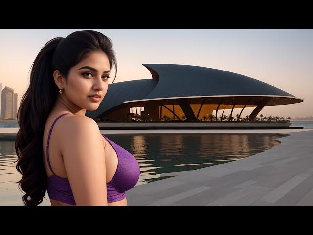 [4K] AI Imagix Lookbook - Indian- Stylish Elegance at Jeddah Corniche