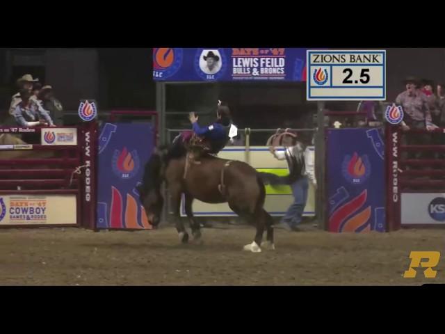 Caleb Bennett at the Lewis Feild Bulls & Broncs