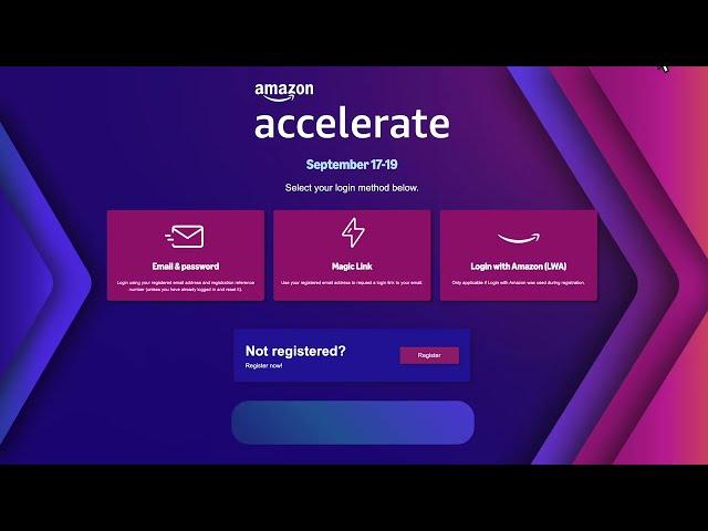 Amazon Accelerate 2024: A guide to the virtual platform