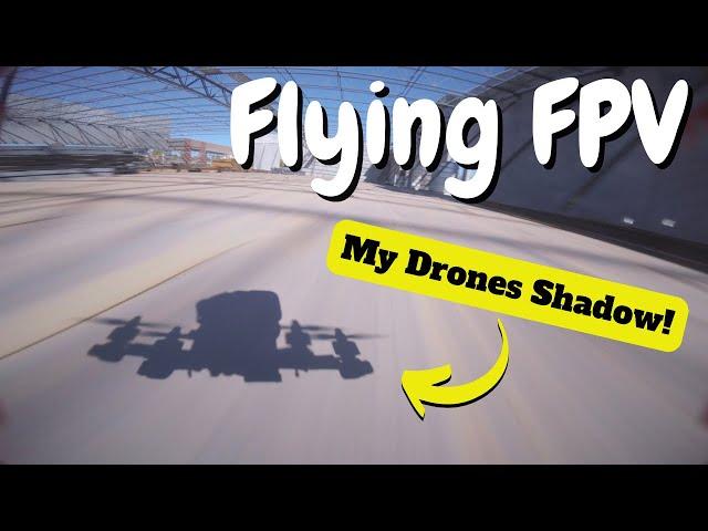 Flying a FPV DRONE... at A Construction Site (AWESOME RAW FREESTYLE)