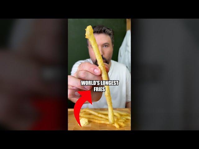 I tested the worlds longest french fries?!