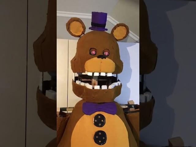 Fredbear in nightmare mode | Real life fredbear #shorts #fredbear #fnafirl