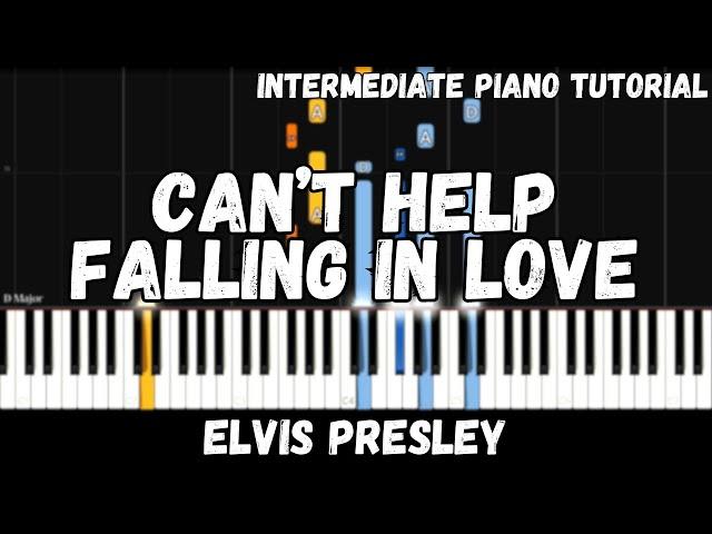 Elvis Presley - Can't Help Falling In Love (Intermediate Piano Tutorial)