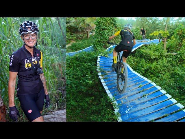 TACKLING THE TECHNICAL SECTIONS!  Virginia Key Mountain Biking 