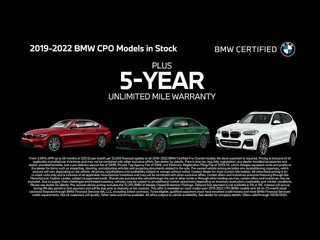 BMW of Wesley Chapel - September Special