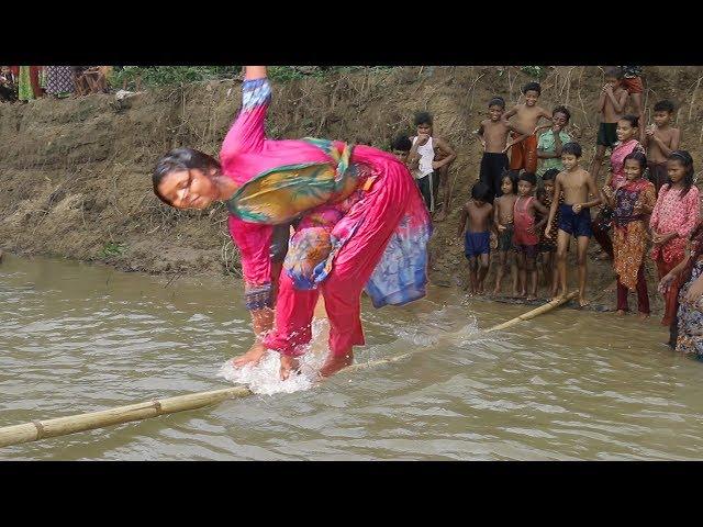 funny moments of village sports  |  traditional game by village girls