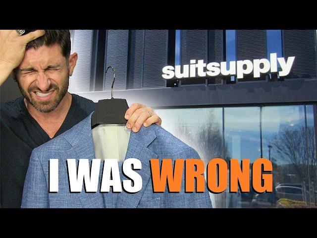 I Was WRONG about Suitsupply! (Suitsupply Review & Store Tour)