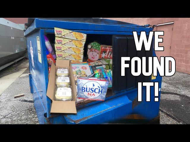 Dumpster Diving- Cases of Potato Salad, Beer, Humidifier, Brownies, Poster Books + The Critter Cam