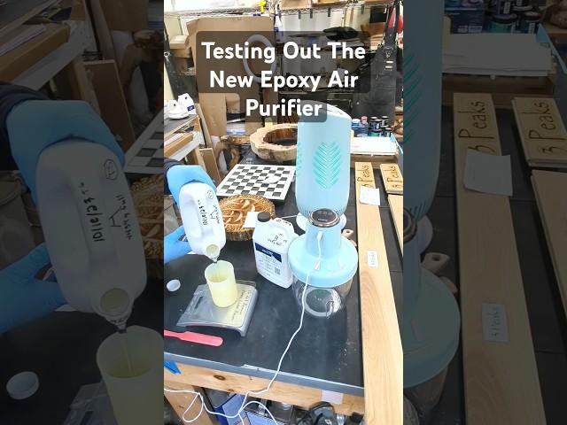 Testing The New Epoxy Air Purifier by Resiner