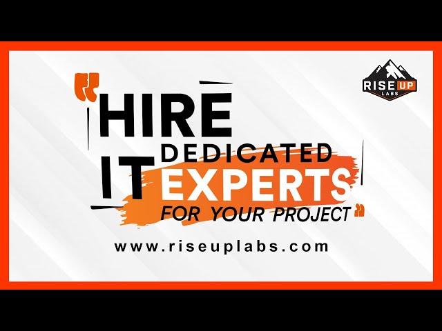 Hire Dedicated  IT Expert for your Project | Riseup Labs