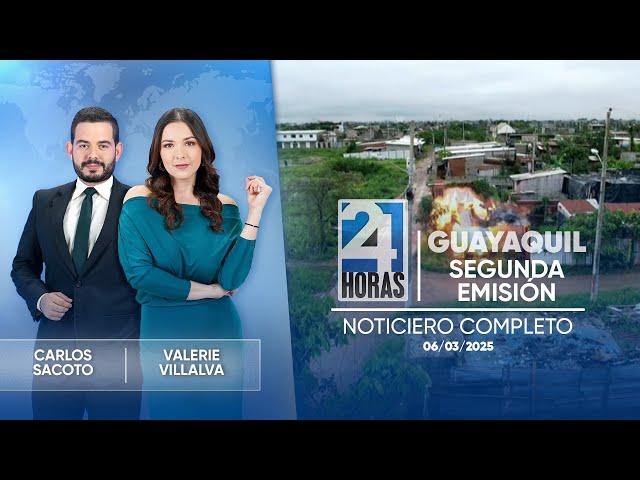 Noticiero de Guayaquil (Segunda Emisión 06/03/25)