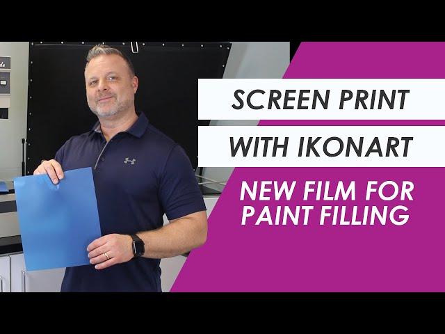 Screen Print & Paint Fill with Ikonart Film | IKONICS Imaging