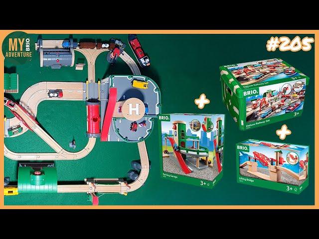 BRIO Deluxe Set + Lifting Bridge & Parking Garage [205]