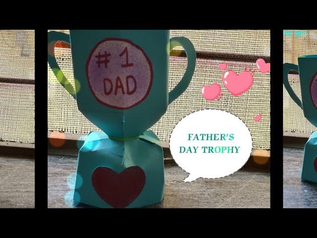 Father's Day Trophy  ll #diy ll Kritika art and craft ideas