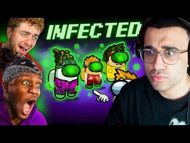 VIZ REACTS TO SIDEMEN AMONG US BUT THE WHOLE LOBBIES INFECTED