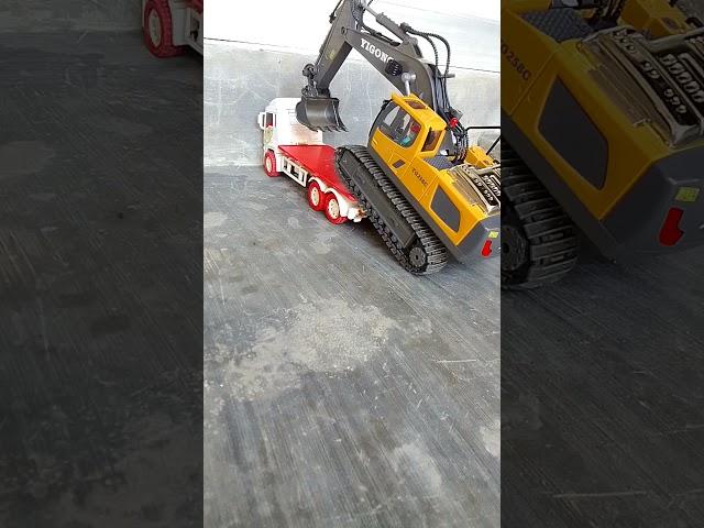 excavator RC YIGONG YG258C terguling ll shortvideo ll#excavatorrc