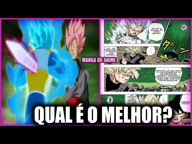 AS DIFERENÇAS DO ANIME PARA MANGÁ DE DRAGON BALL SUPER. SAGA BLACK PART 1