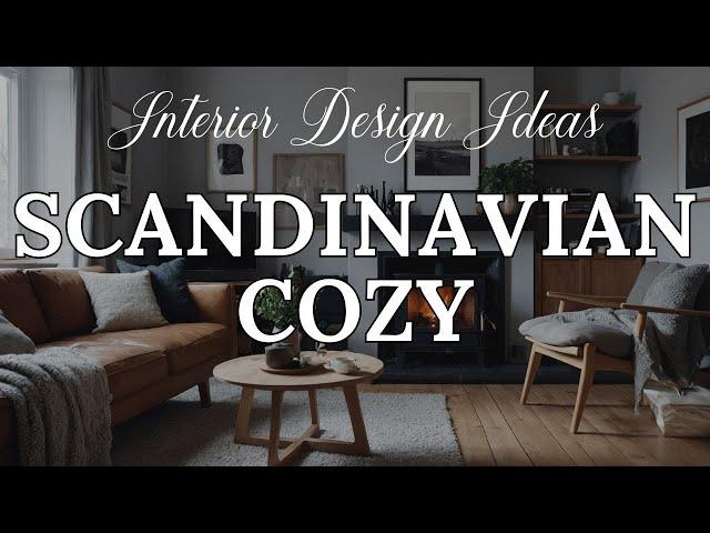 Scandinavian Cozy Interior Design 2024 | Warm and Inviting Home Decor Ideas