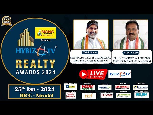 Hybiz Tv Realty Awards 1st Edition | Real Estate Awards 2024 | Hybiz tv Live