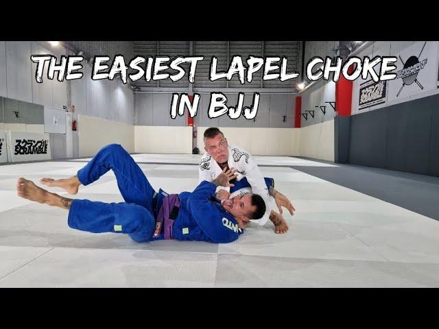 The Easiest Lapel Choke in BJJ. You Must Learn This!Ninja Choke ️