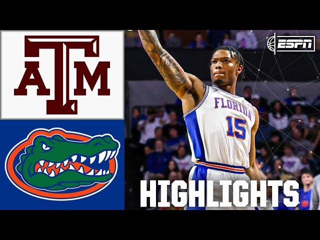 Texas A&M Aggies vs. Florida Gators | Full Game Highlights | ESPN College Basketball