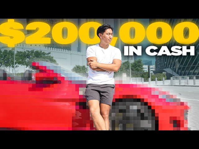 kind of rich chinese kid buys his first ferrari in cash