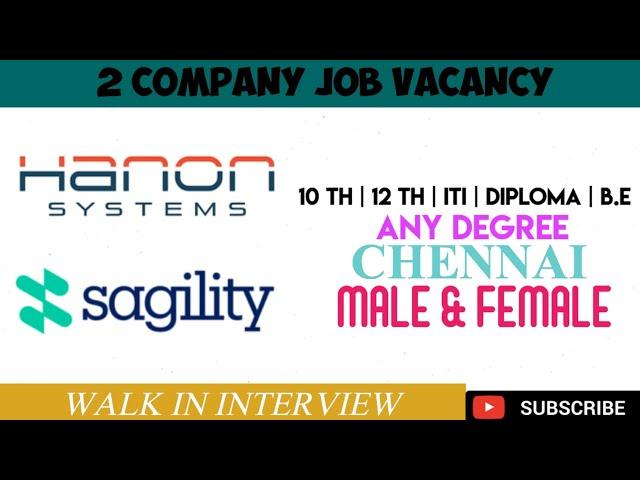 2 Company Job Vacancy||Male & Female||Maraimalai Nagar Jobs||Chennai Jobs||Daily Jobs||Mnc Jobs||