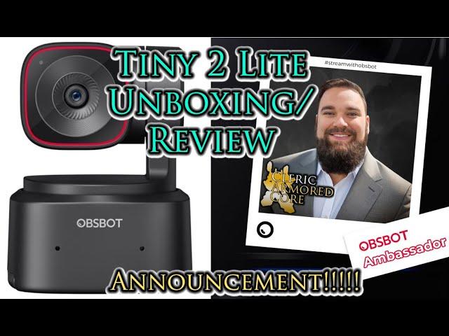 OBSBOT Tiny 2 Lite Unboxing / Testing / Review | OBSBOT Brand Ambassador Announcement