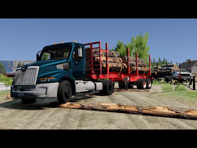 Trucks and Cars vs Speed Bumps #60 | BeamNG Drive | Truck &Too