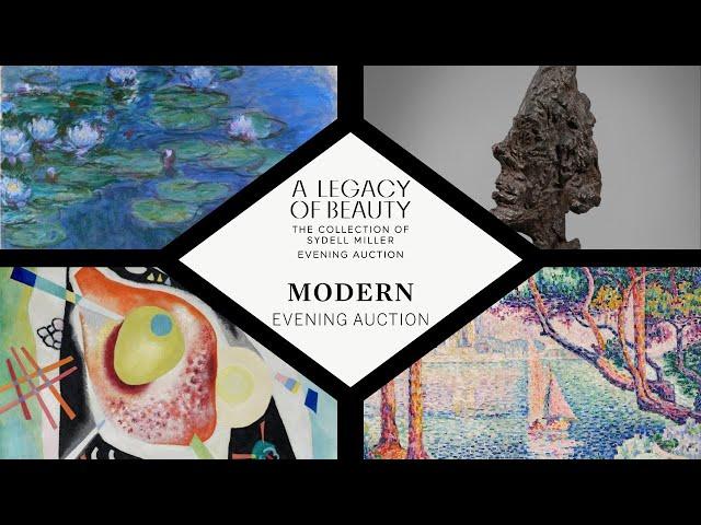 LIVE from New York | A Legacy of Beauty: The Collection of Sydell Miller and Modern Evening Auctions