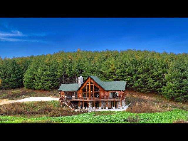 Tour a 3200 Sq Ft Hunting Cabin in Buffalo County Wisconsin!