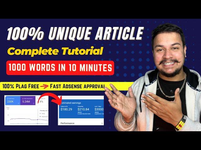 How to Write a COMPLETE SEO ARTICLE with AI Content Generator  | Rytr.Me Review and Tutorial 