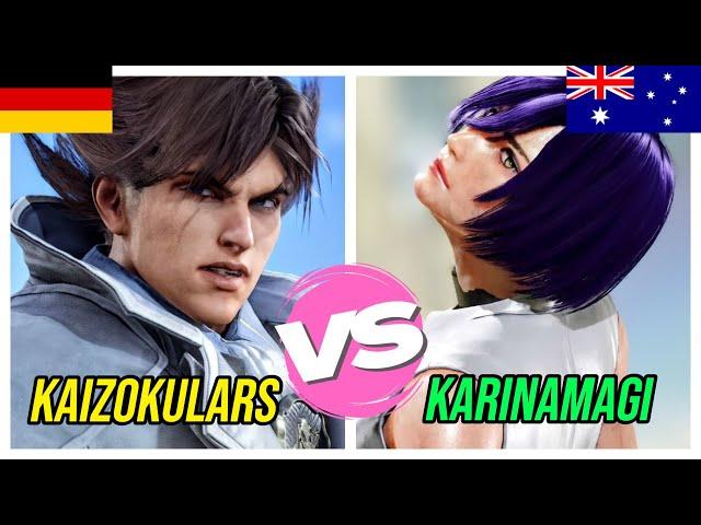 Tekken 8 ▰ Kaizokulars (#9 LARS) Vs Karinamagi (#2 REINA) ▰ RANKED Matches!