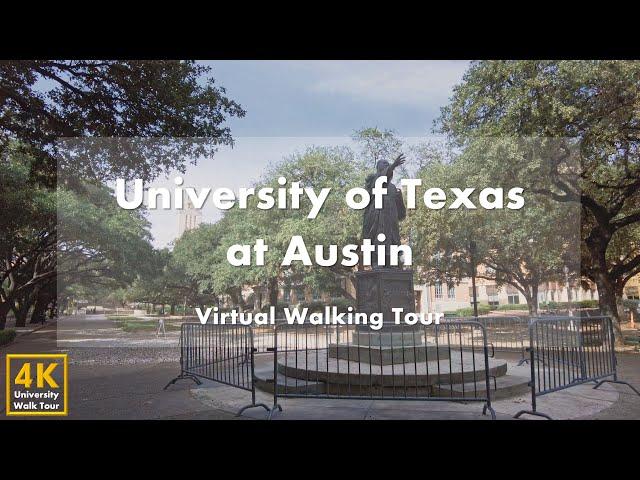 University of Texas at Austin [Part 2] - Virtual Walking Tour [4k 60fps]