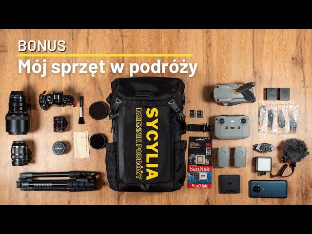 Sycylia  - BONUS 1/2 - Jaki sprzęt zabrałem ze sobą w podróż?  Co polecam, a co odradzam?