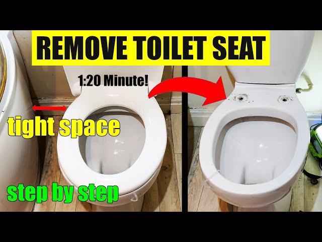HOW TO REMOVE THE TOILET SEAT