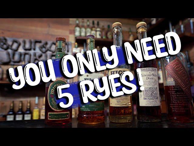 5 Rye Whiskeys You Need!