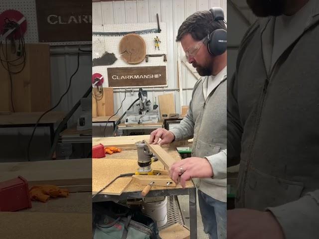 Quick Router Table! #woodshop #woodworking #lovetheprocess