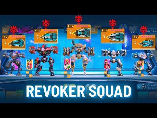 REVOKER SQUAD - Salvor Tengu Hemlock Redeemer Shadow - Mech Arena