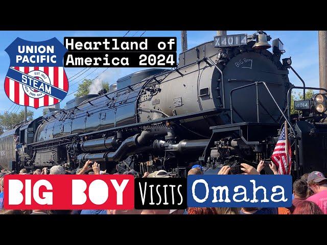 Big Boy 4014 visits OMAHA - Heartland Tour 2024