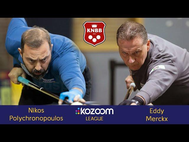 KNBB Kozoom League - Nikos POLYCHRONOPOULOS vs Eddy MERCKX