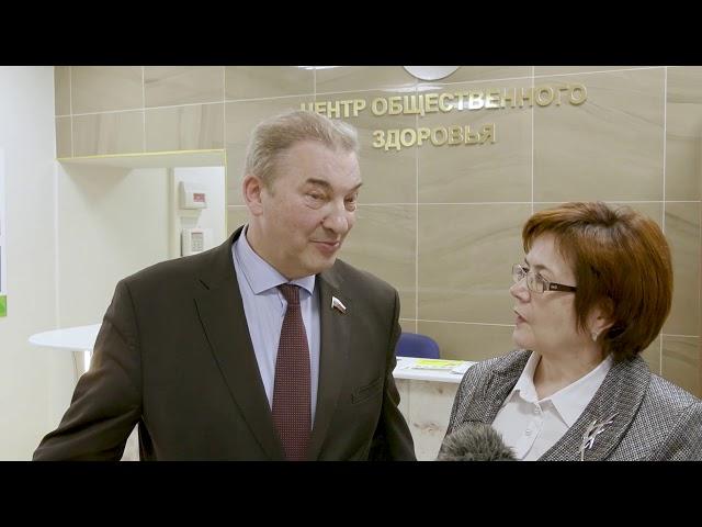 Владислав Третьяк посетил Центр общественного здоровья Ульяновской области