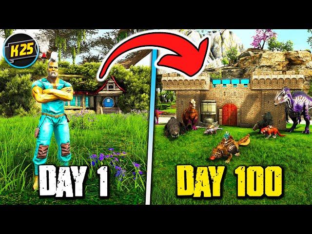 I Survived 100 Days in HARDCORE Ark Svartalfheim(Modded)... Here's what Happened