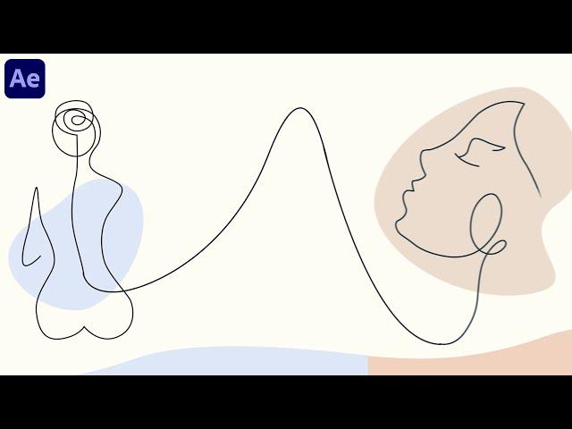 Modern Line Art Animation | After Effects Tutorial | Effect For You